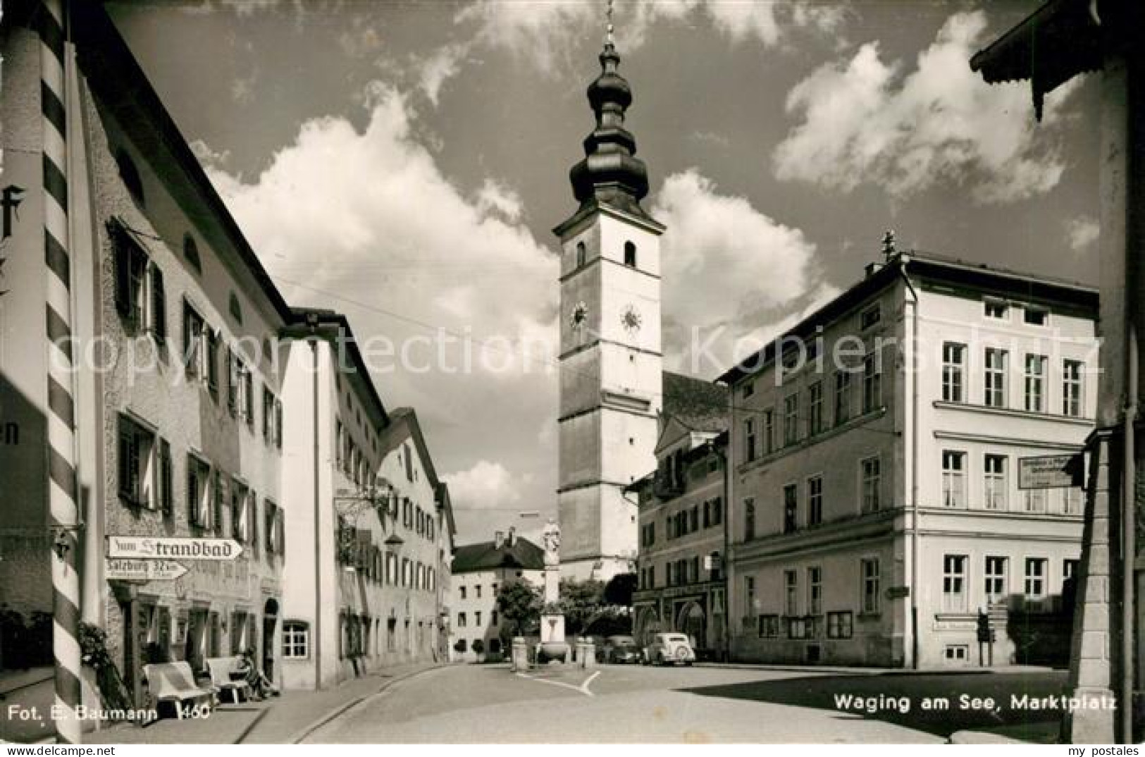 Waging See Marktplatz Kirche