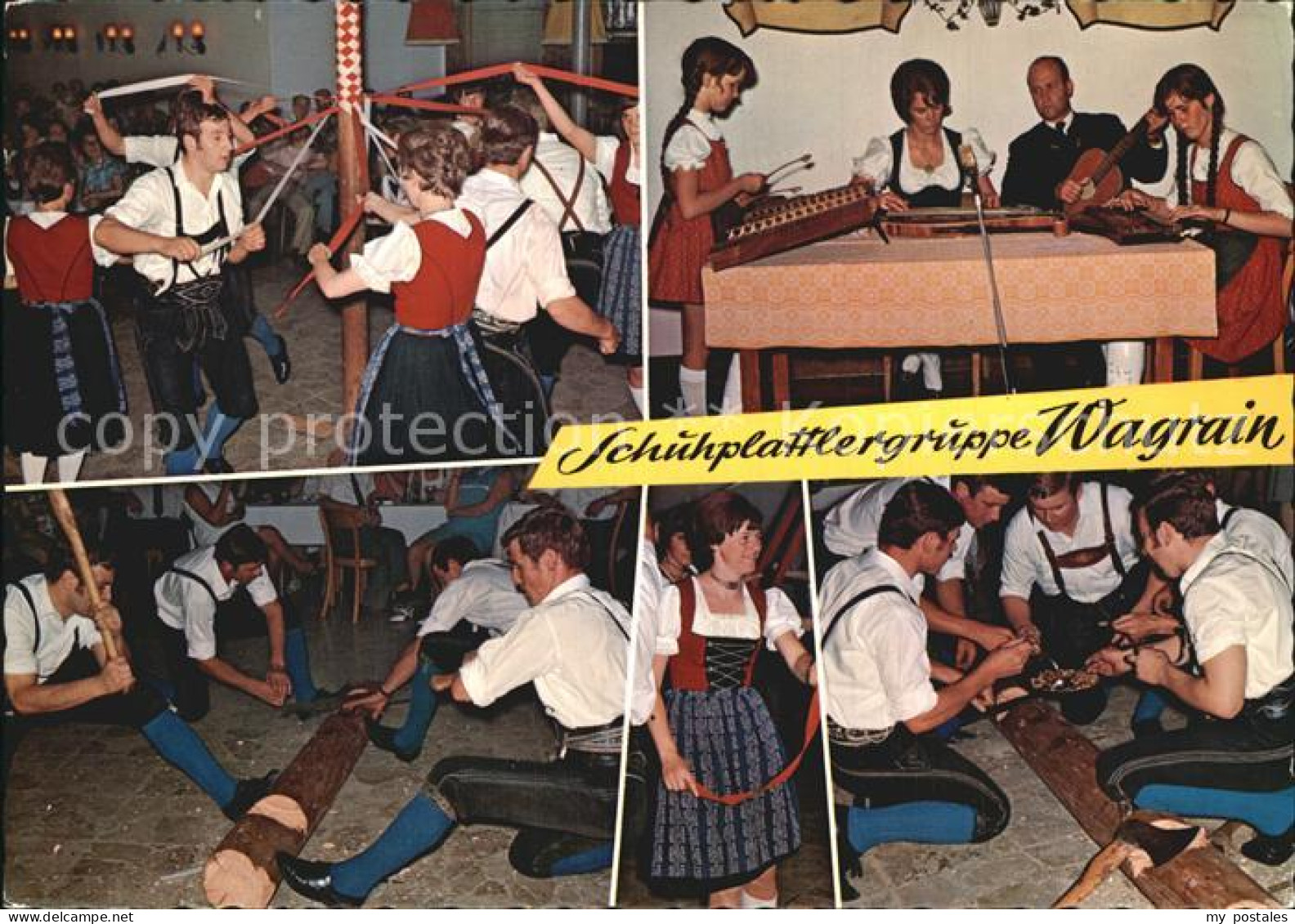 Wagrain Salzburg Schuhplattlergruppe Zitherspieler