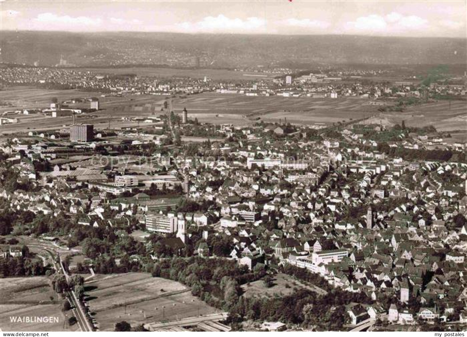 Waiblingen  Rems Rems-Murr-Kreis BW Fliegeraufnahme