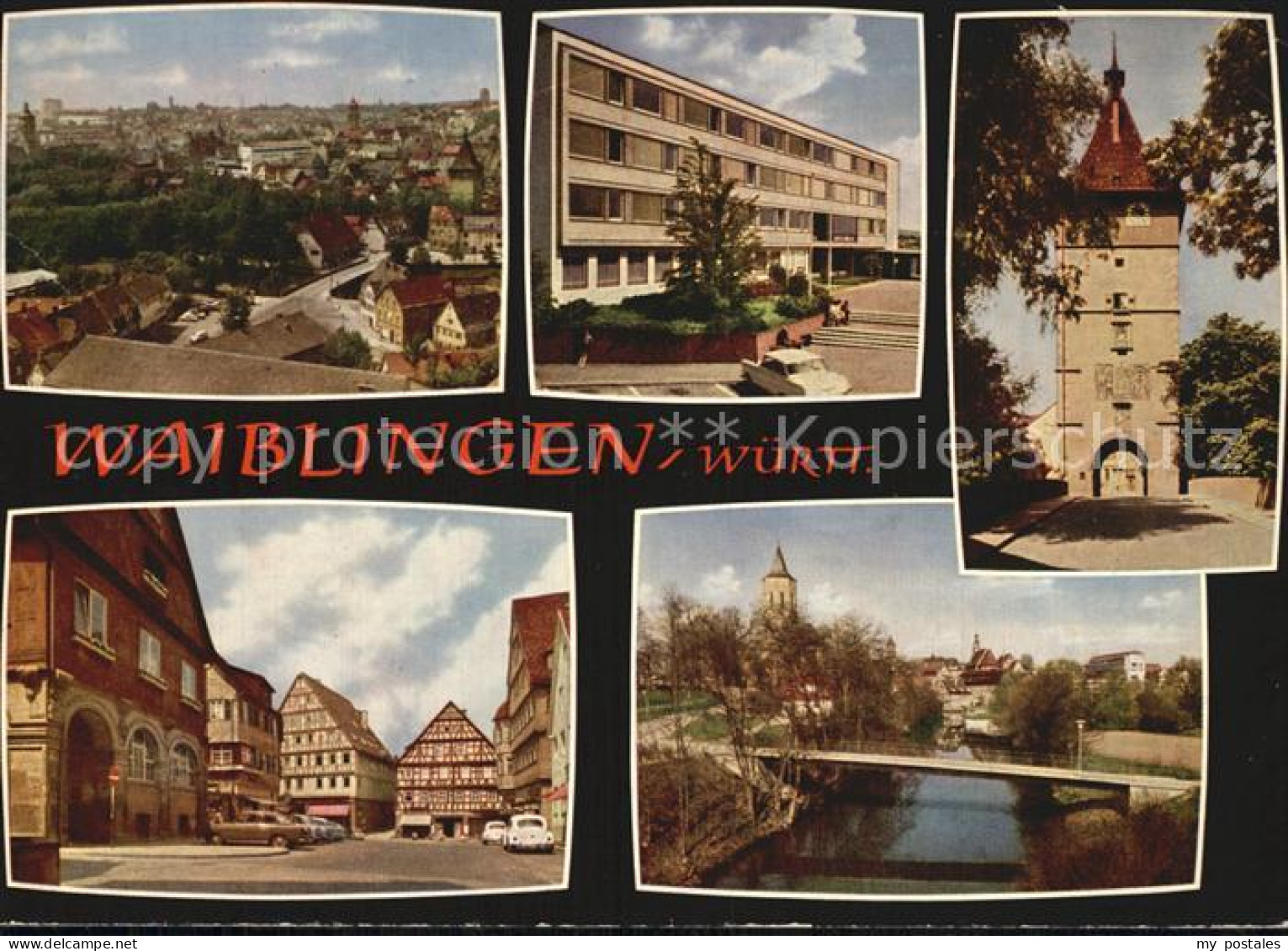 Waiblingen Rems Tor Bruecke Gebaeude