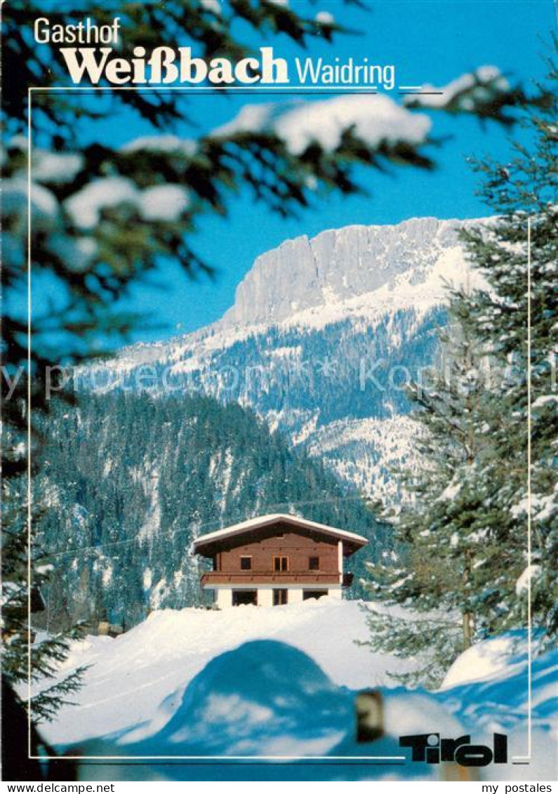 Waidring Tirol Berggasthof Weissbach