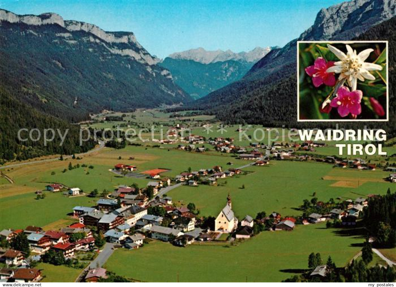 Waidring Tirol Fliegeraufnahme