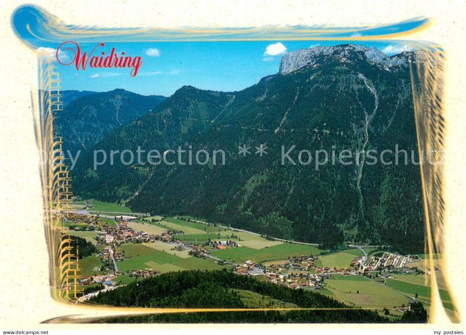 Waidring Tirol Fliegeraufnahme