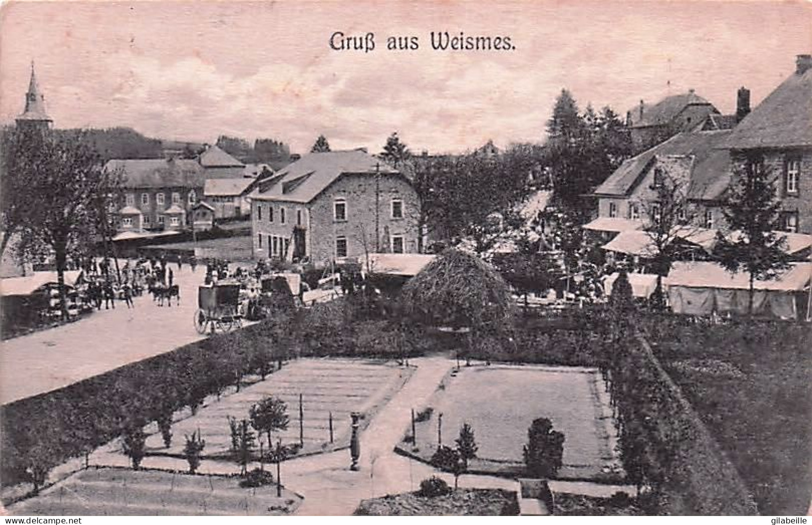 WAIMES - WEISMES-   gruss aus Wesmes - jour de marché