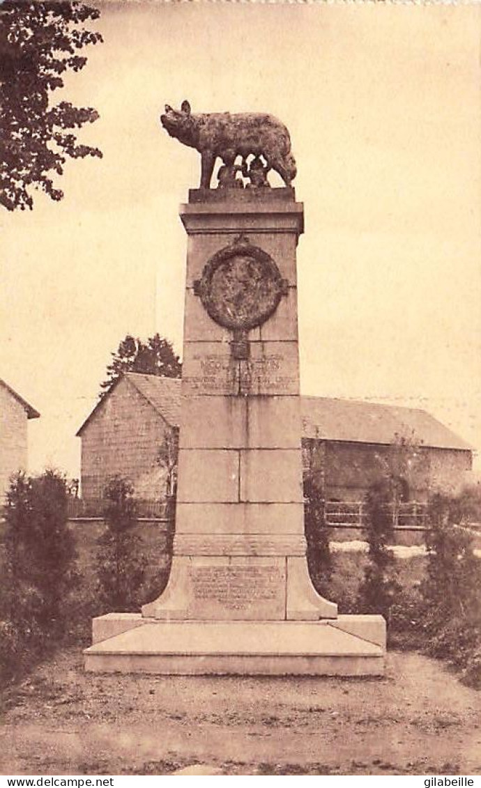 Waimes - Weismes - SOURBRODT - la louve romaine surmontant le monument Pietkin