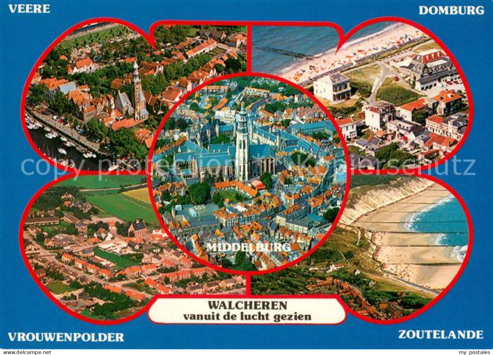 Walcheren Veere Domburg Vrouwenpolder Middelburg Zoutelande luchtfoto