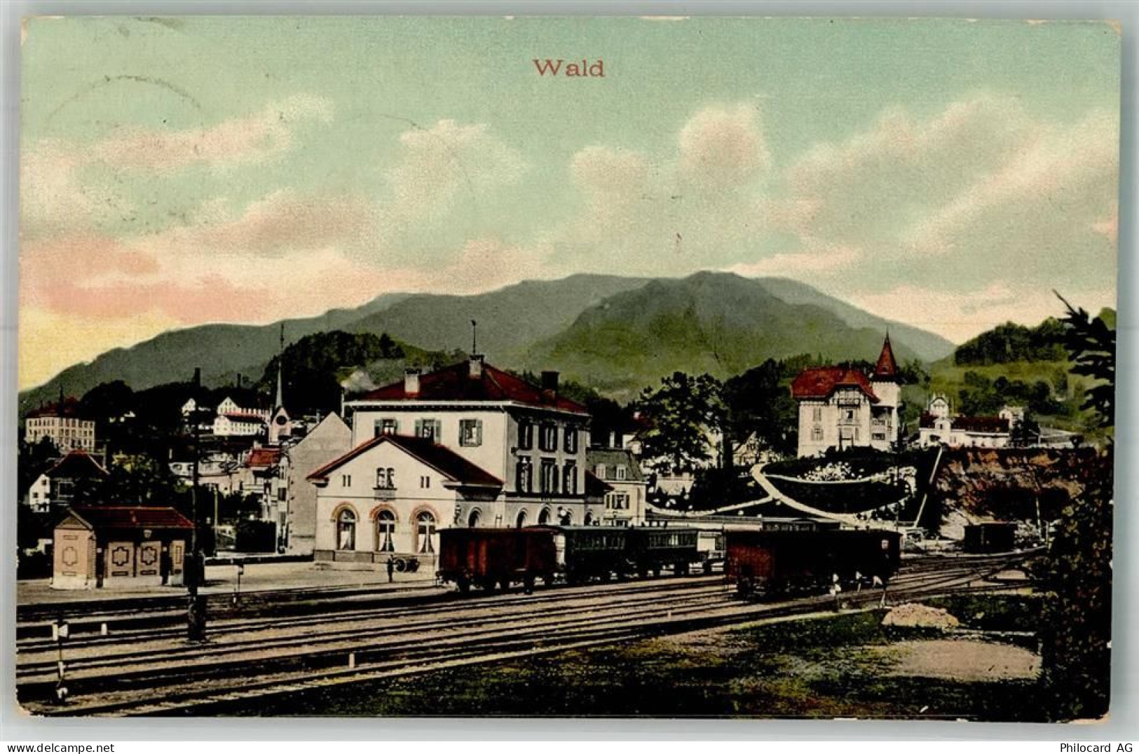 Wald ZH Bahnhof Bahnhof Schweiz Foto AK - 13666374