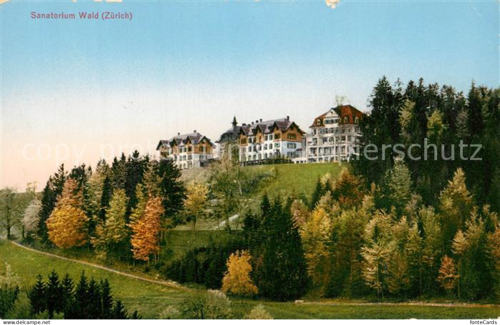 Wald ZH Sanatorium Wald