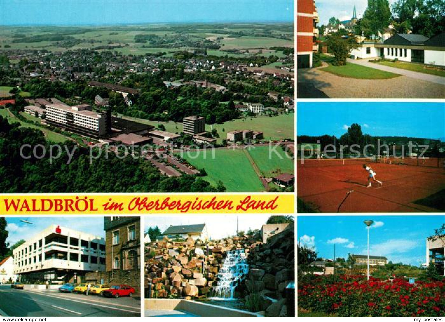 Waldbroel Fliegeraufnahme Tennis