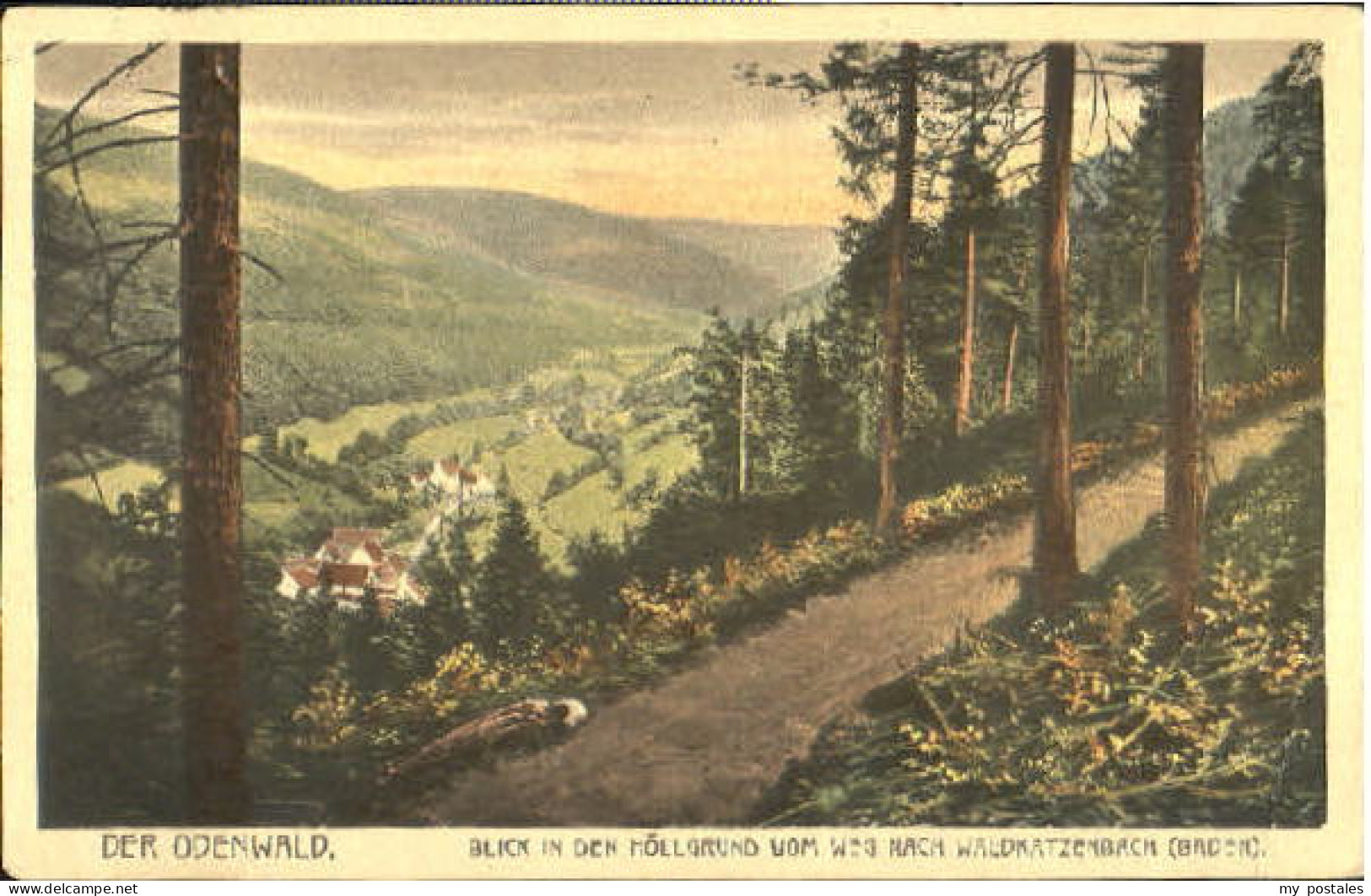 Waldbrunn Odenwald Hoellgrund x 1920