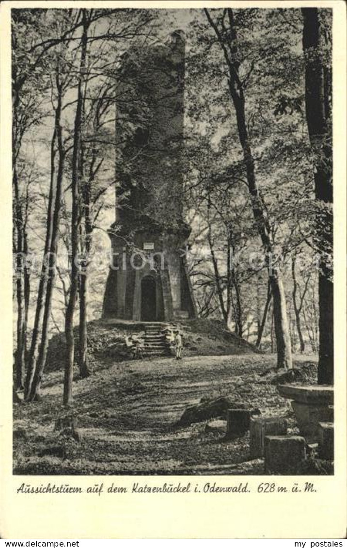 Waldbrunn Odenwald Katzenbuckel Aussichtsturm