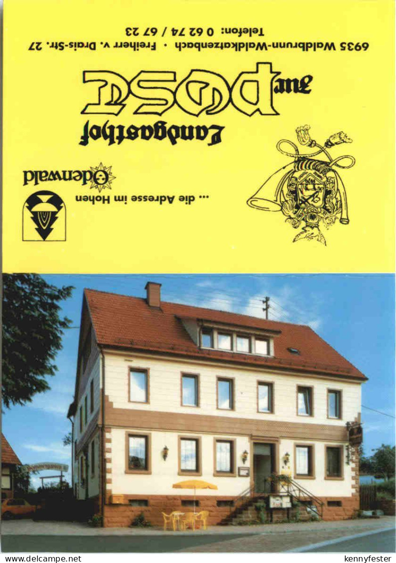 Waldbrunn-Waldkatzenbach - Landgasthof zur Post