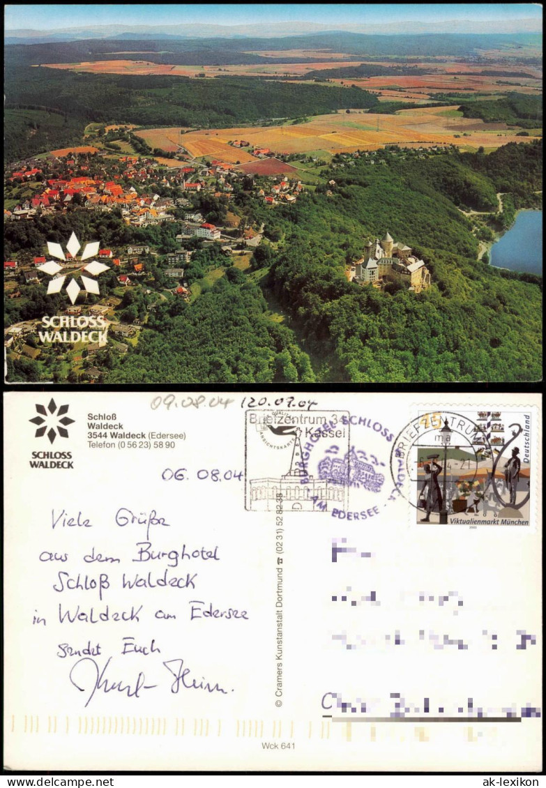 Waldeck (am Edersee) Schloss Waldeck am Edersee (Luftaufnahme) 2004