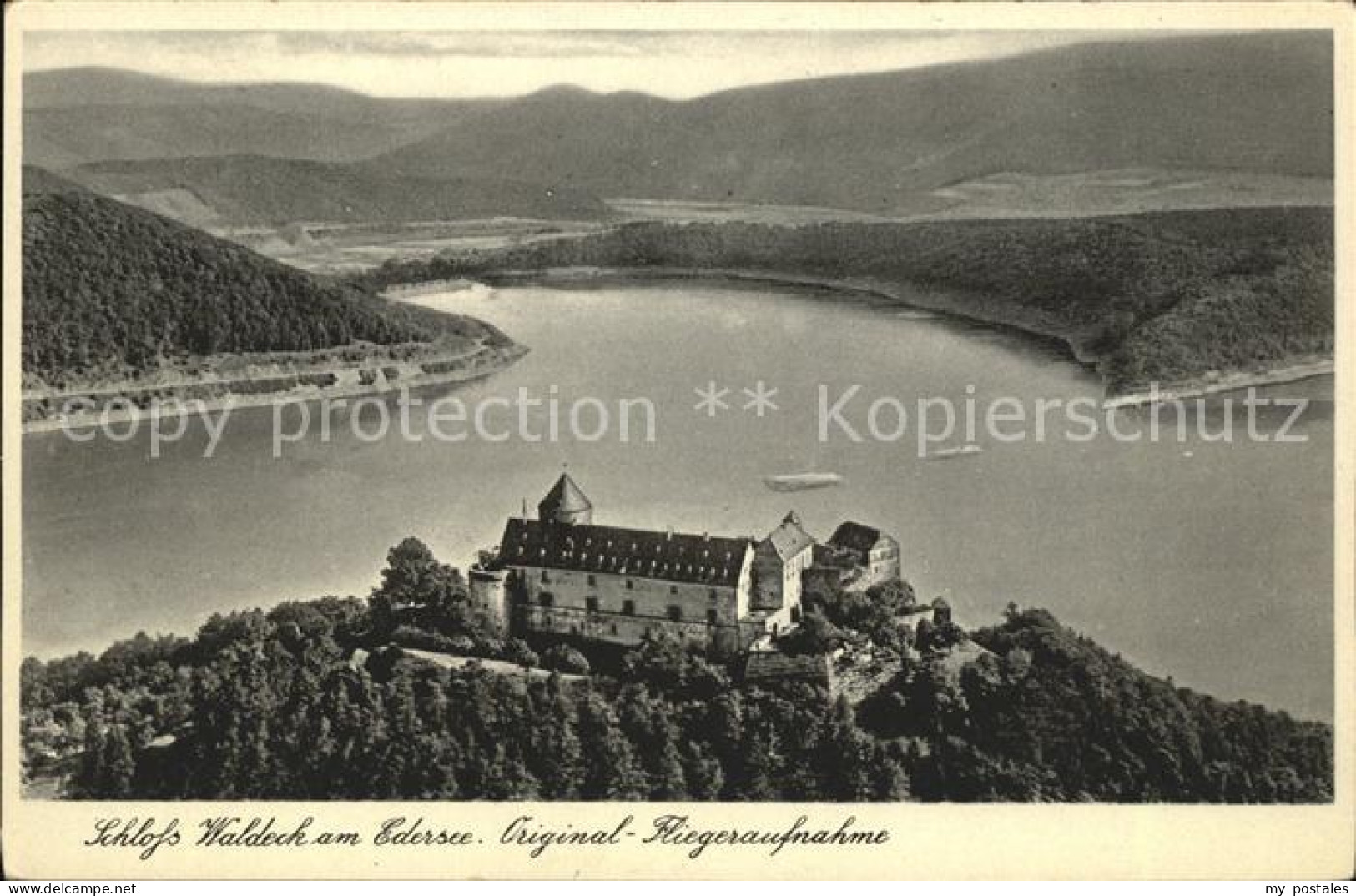 Waldeck Edersee Schloss Waldeck mit Edersee