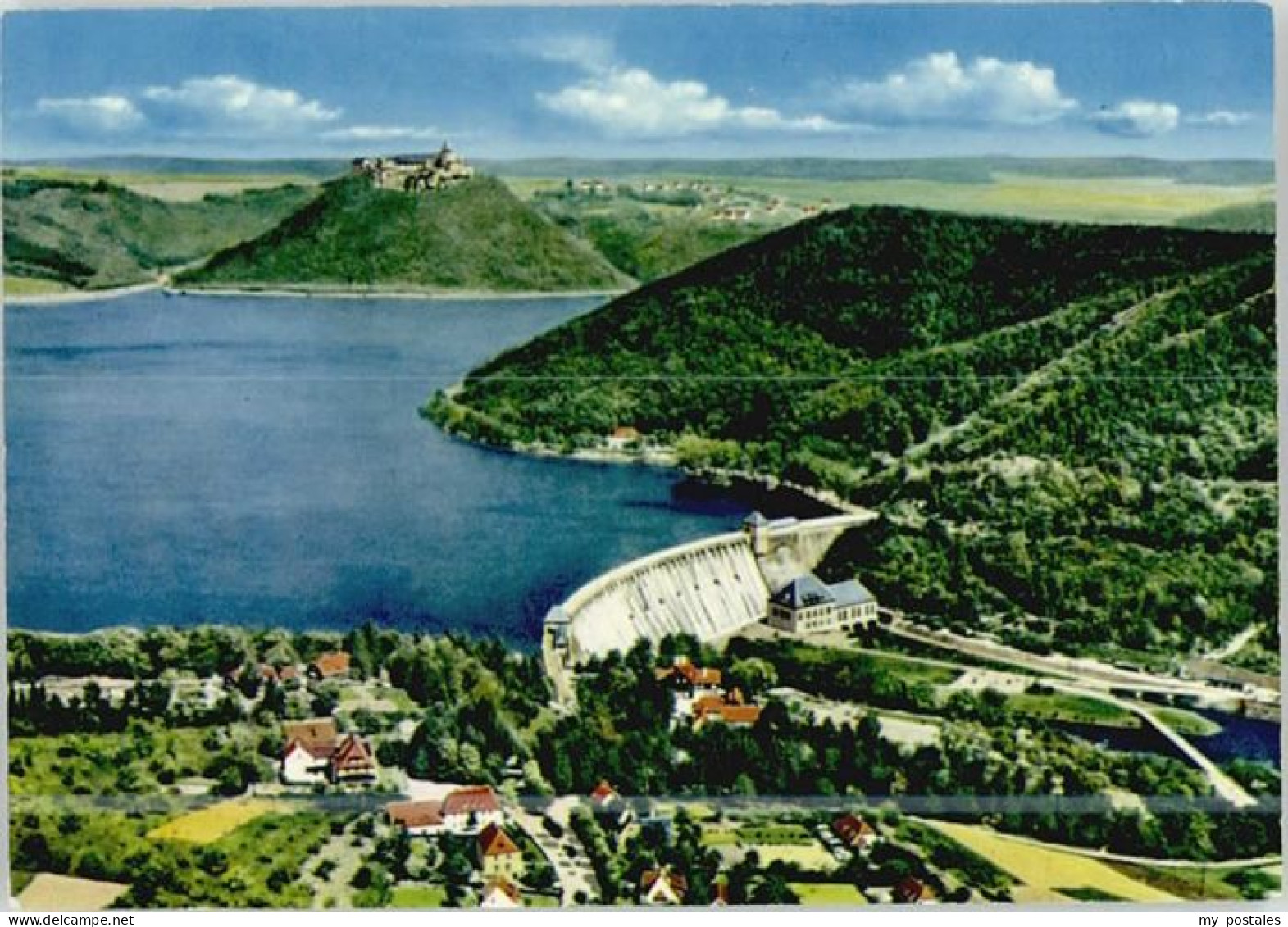 Waldeck Edersee Waldeck Edertalsperre Fliegeraufnahme