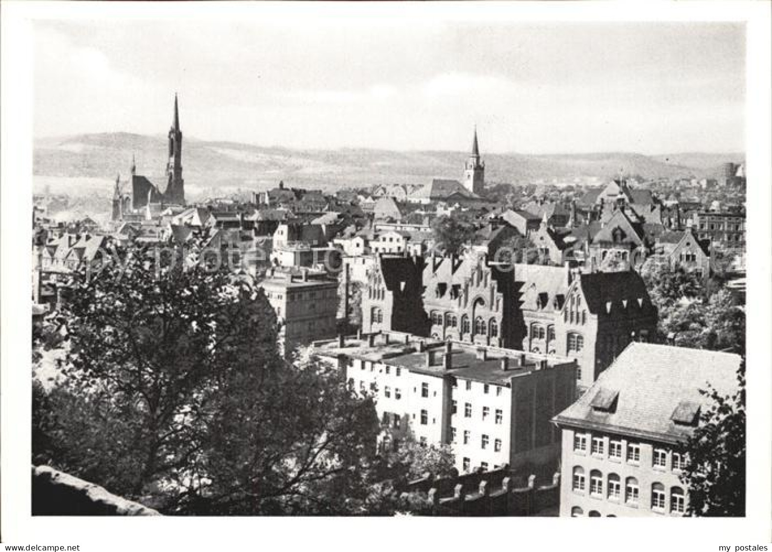 Waldenburg Sachsen Blick von der Schillerhoehe