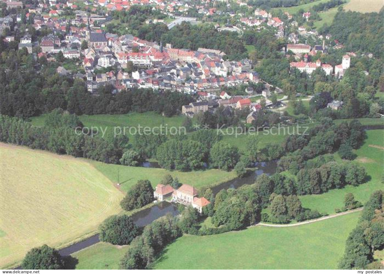 Waldenburg  Sachsen Fliegeraufnahme