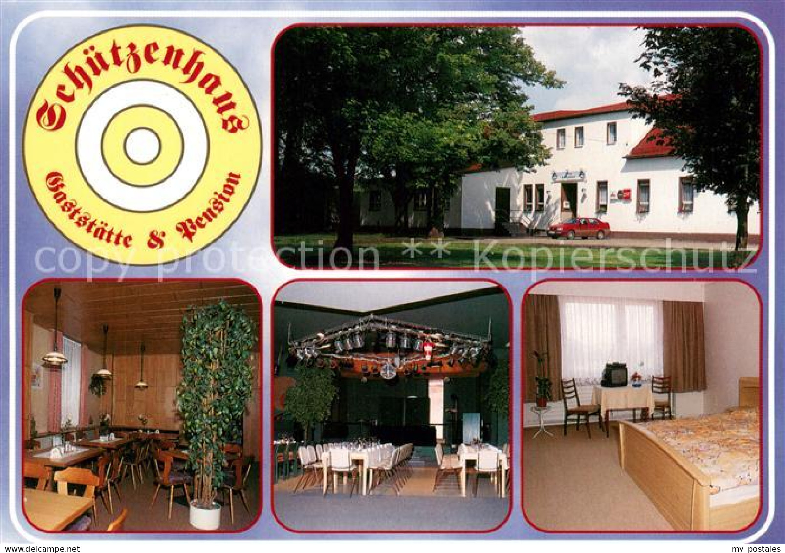 Waldenburg Sachsen Gaststaette Pension Schuetzenhaus Restaurant Fremdenzimmer
