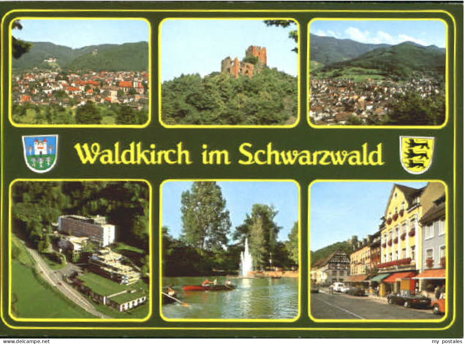 Waldkirch Breisgau Waldkirch Ruine Park Zentrum  o 1980