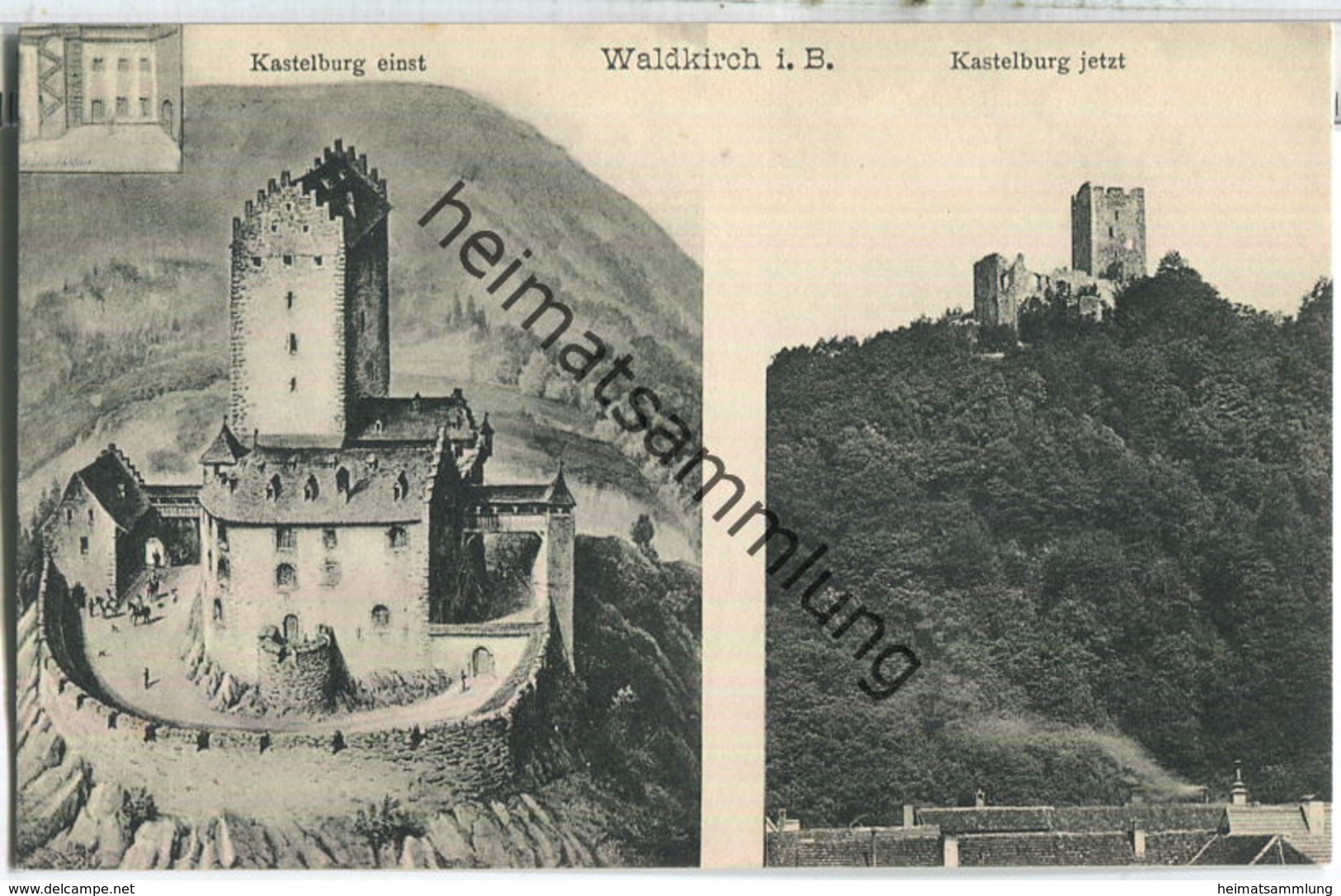 Waldkirch - Kastelburg - Verlag G. Ramer Waldkirch ca. 1910