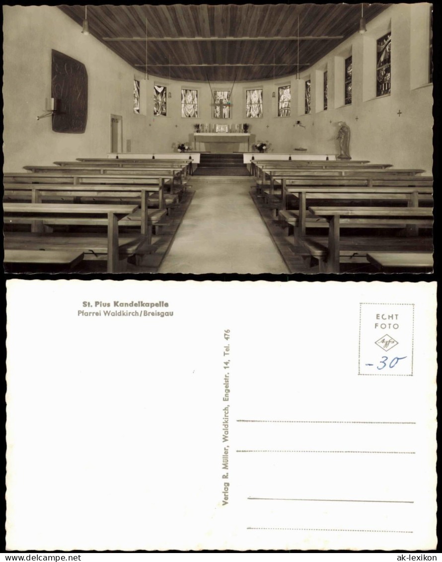 Waldkirch (Schwarzwald Breisgau) St. Pius Kandelkapelle - Altar 1959
