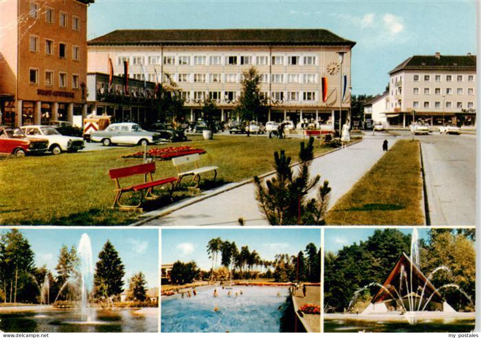 Waldkraiburg Mod Wellenschwimmbad Neue Parkanlagen