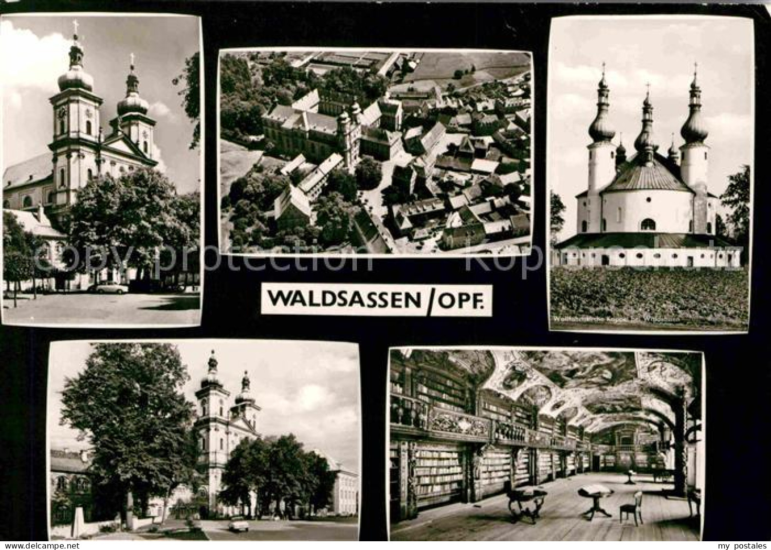 Waldsassen Fliegeraufnahme Kirchen