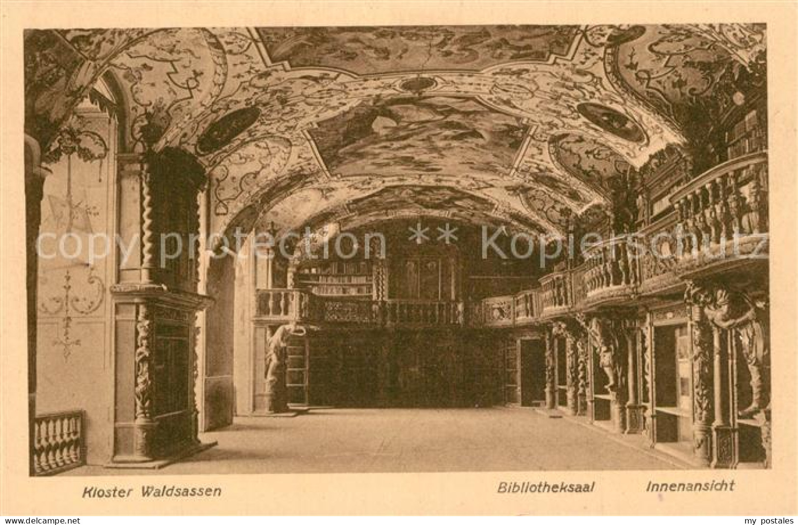 Waldsassen Kloter Bibliotheksaal