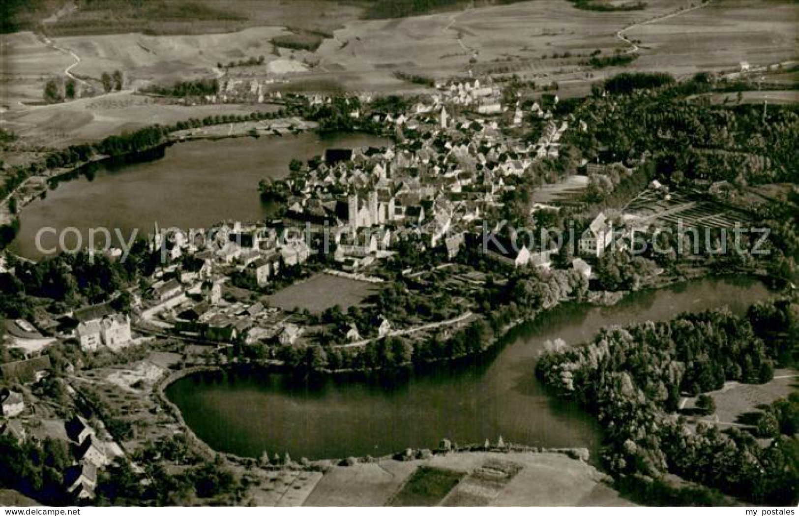 Waldsee Bad Fliegeraufnahme