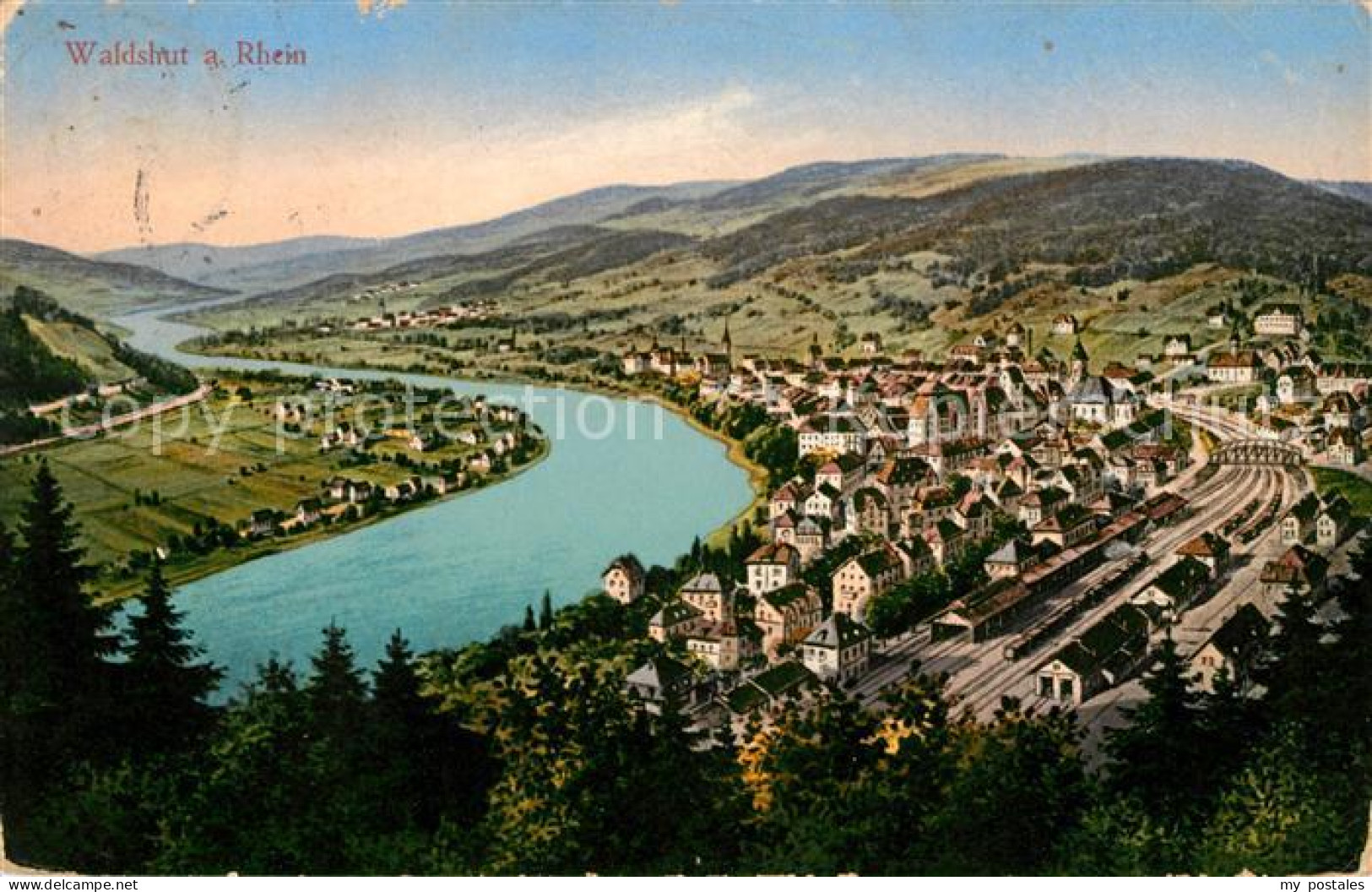 Waldshut-Tiengen Fliegeraufnahme