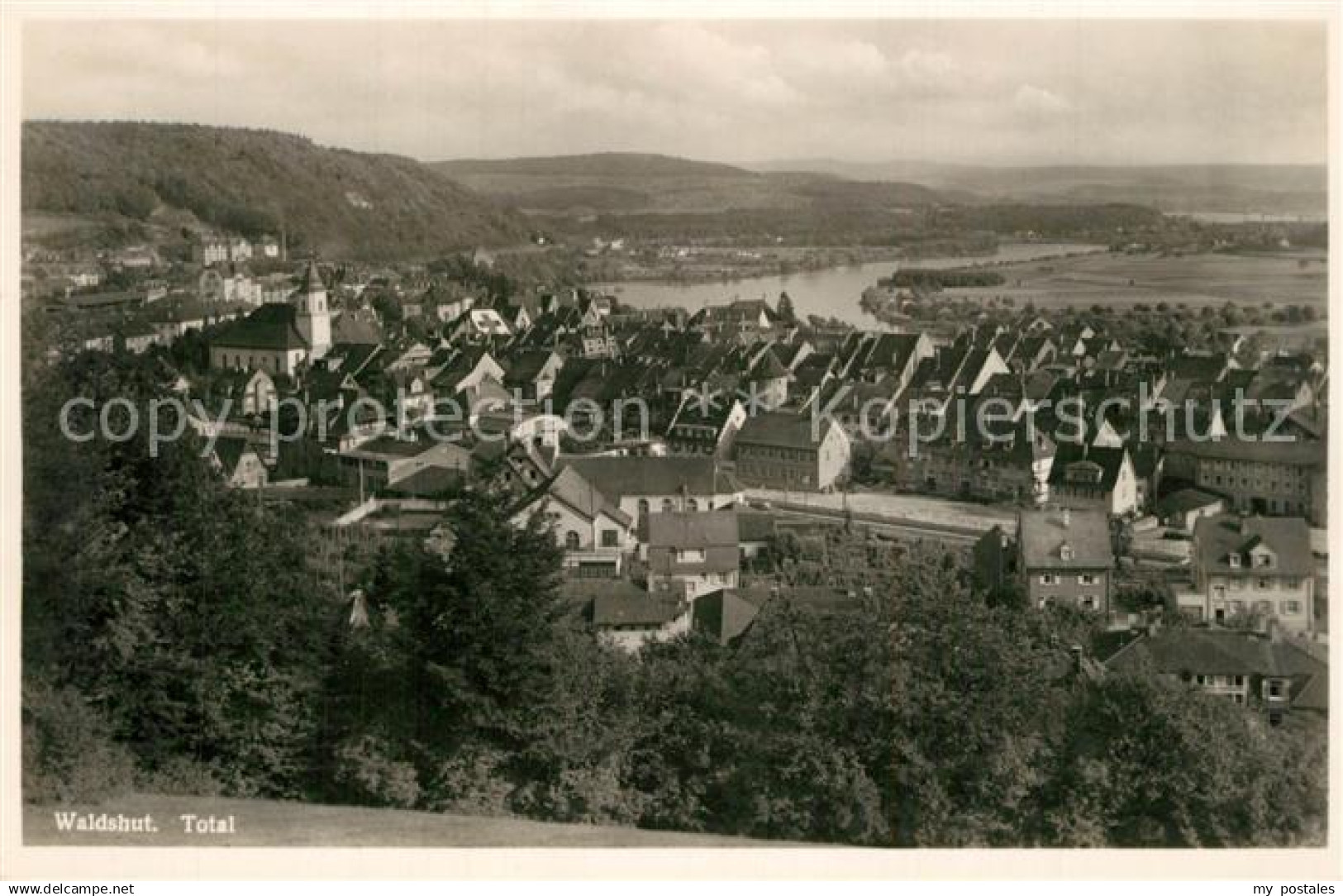 Waldshut-Tiengen Panorama Rheinebene