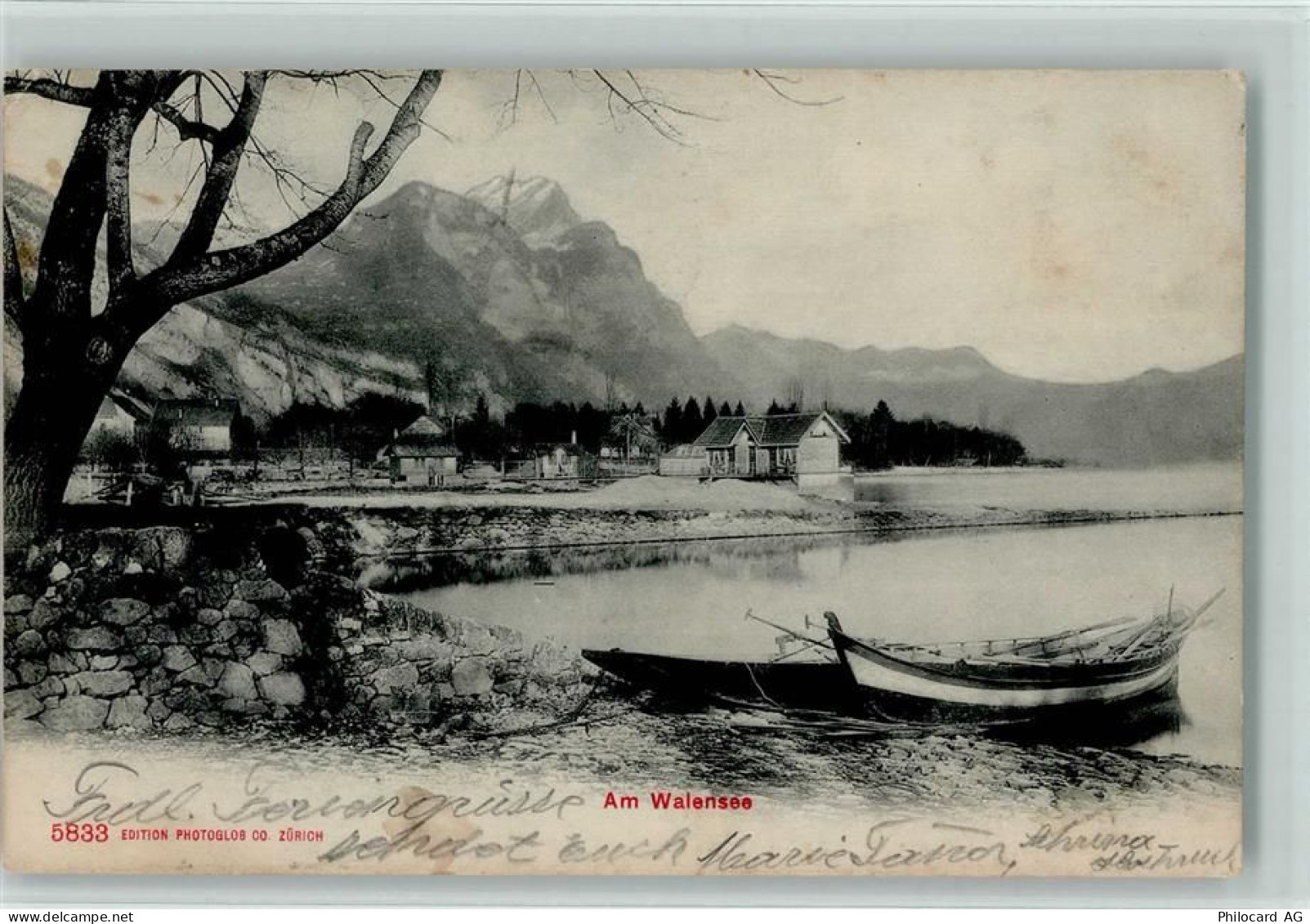 Walensee Wallensee 1906 - Am Walensee Ruderboote - 10148141