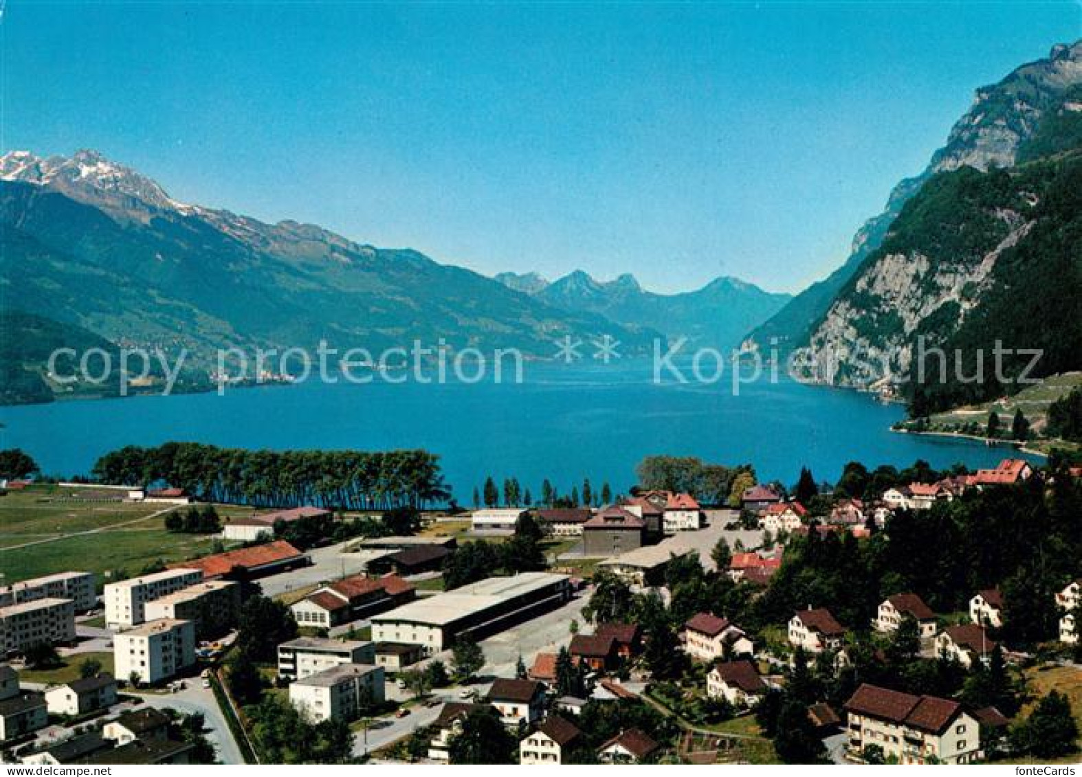 Walenstadt Fliegeraufnahme