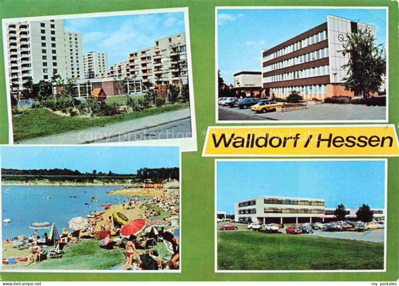 Walldorf Moerfelden-Walldorf Hessen Kindergarten Rathaus Badesee Gesamtschule