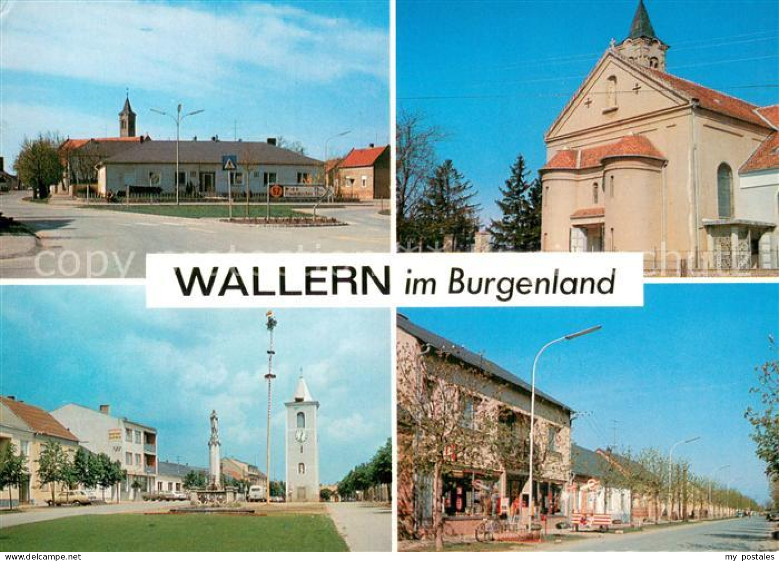 Wallern Burgenland Teilansichten Kirche