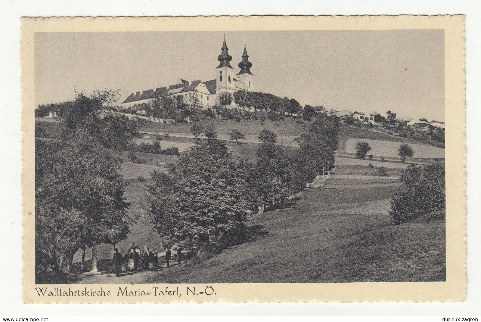 Wallfahrtskirche Maria-Taferl old postcard posted 1942 b211110