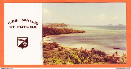16156 /  ◉ Iles WALLIS et FUTUNA Plage baie hutte pêcheur Cliché  G. PRESSENCE 1970s