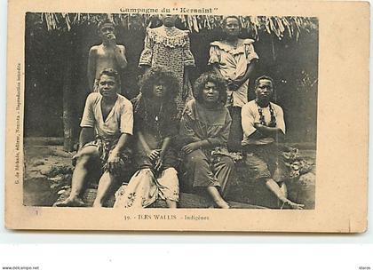 Iles WALLIS - Indigènes - Campagne du Kersaint