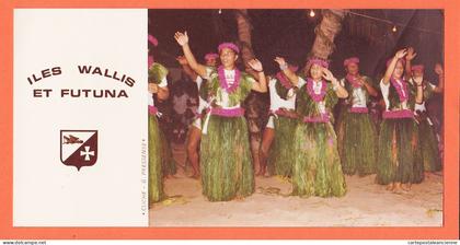 16155 /  ◉ Iles WALLIS et FUTUNA Danse ETHNIQUE Traditionnelle Cliché  G. PRESSENCE 1970s18x11cm