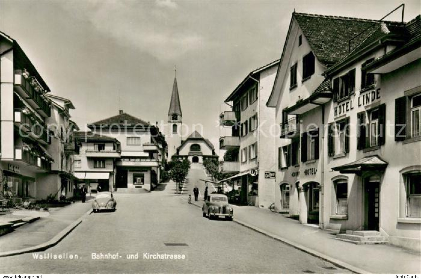 Wallisellen Bahnhof und Kirchstrasse