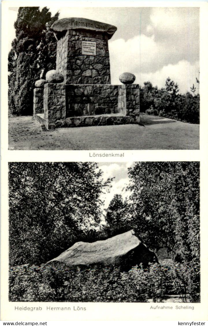 Walsrode - Lönsdenkmal - Heidegrab