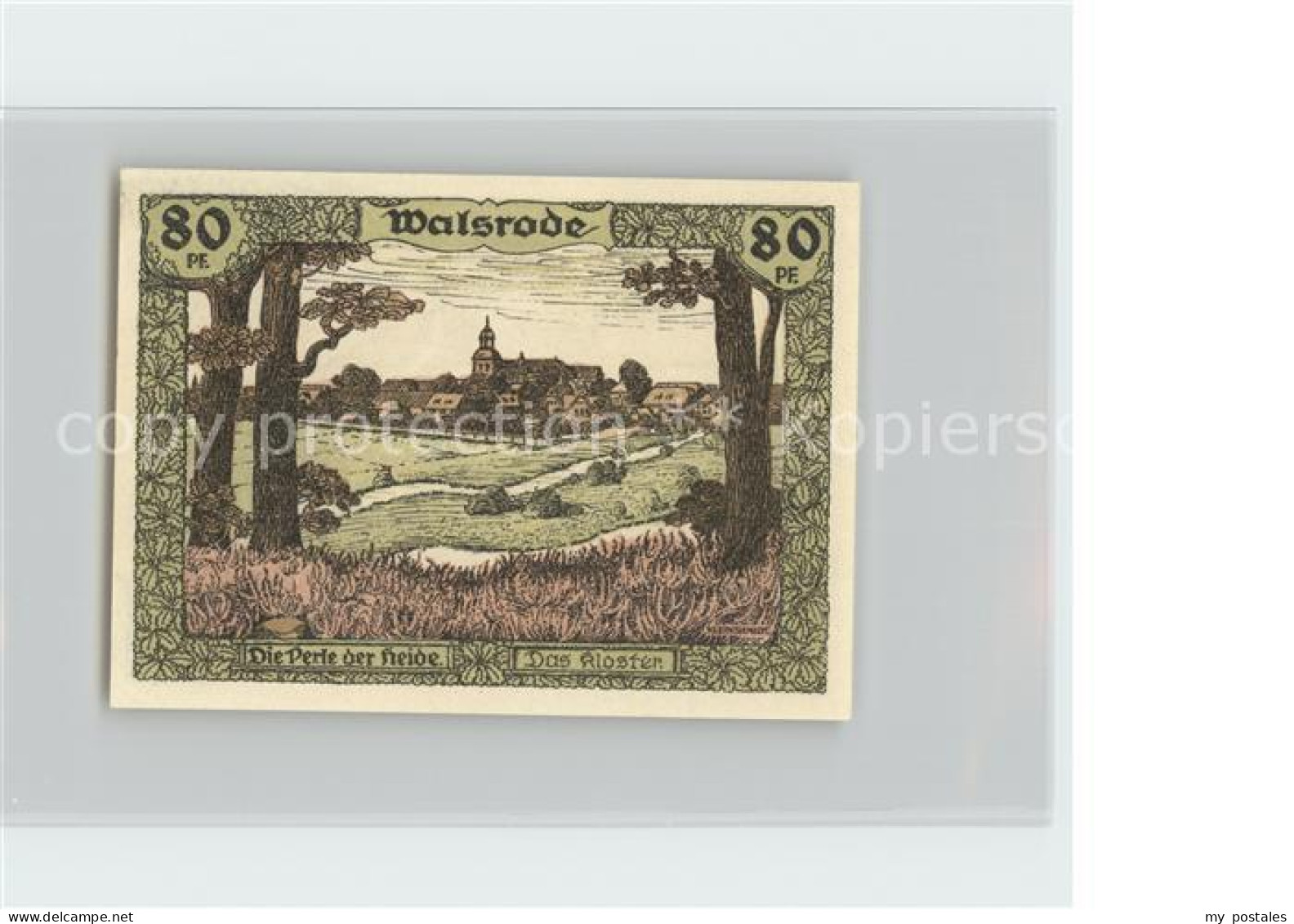 Walsrode Lueneburger Heide 80 Pfennig Kloster Hermann Loens Lueneburger Heide