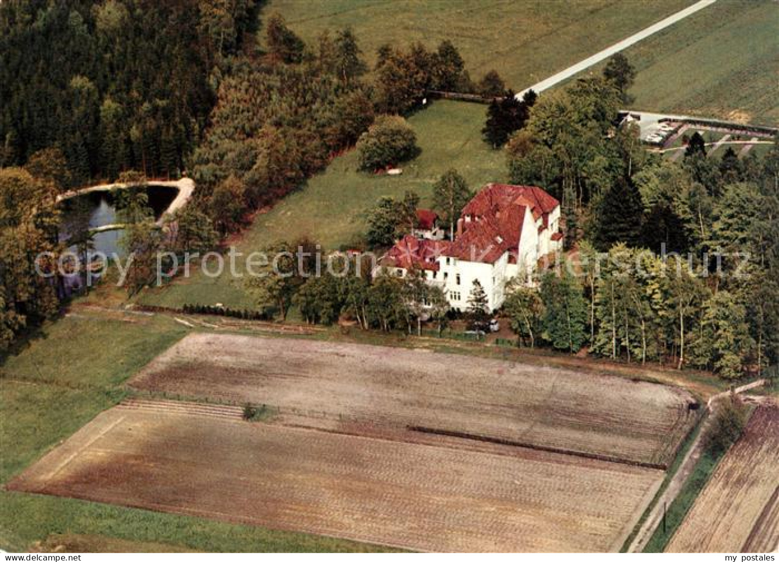 Walsrode Lueneburger Heide Fliegeraufnahme Ferienheim Walsrode