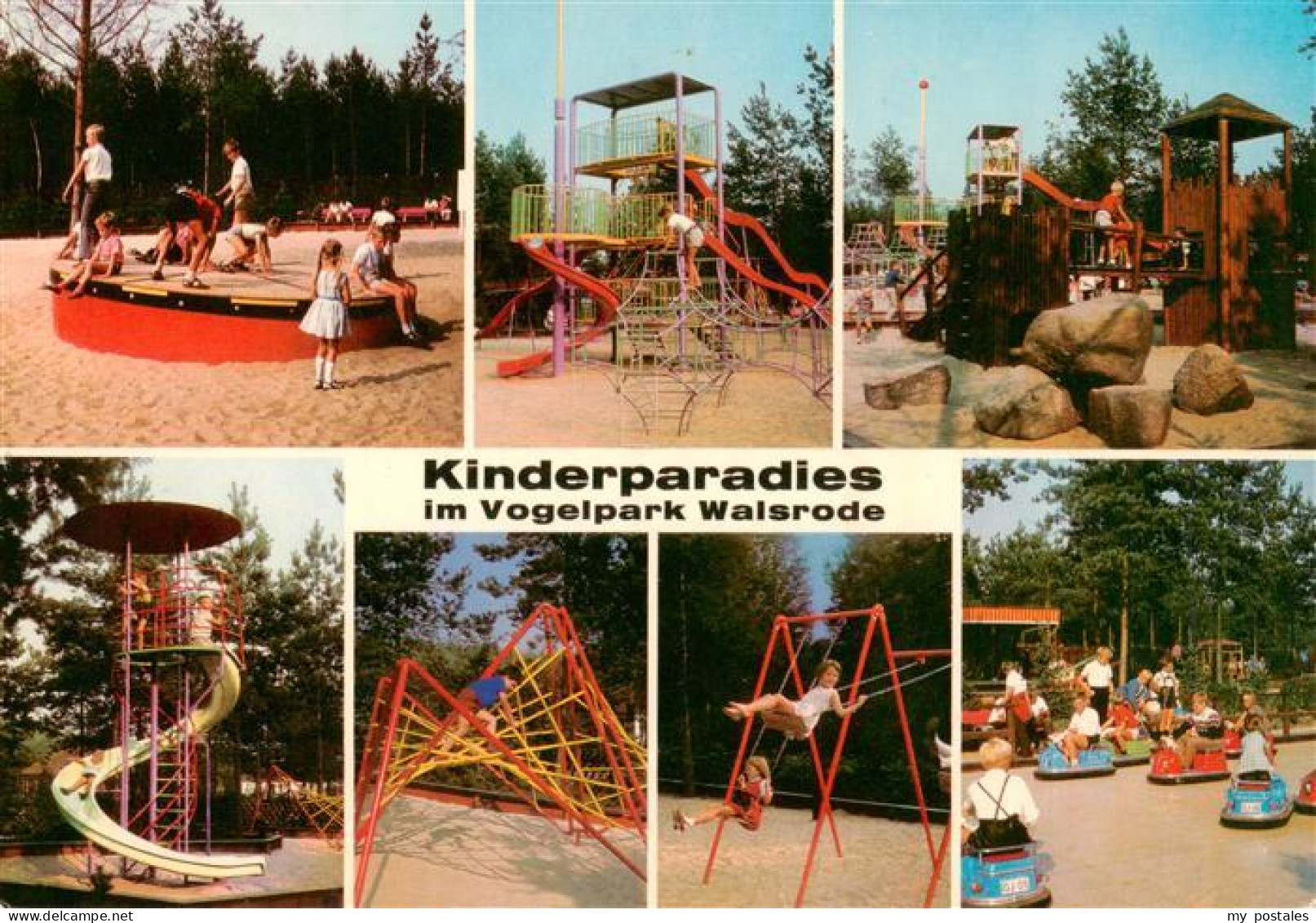 Walsrode Lueneburger Heide Kinderparadies im Vogelpark Walsrode Teilansichten