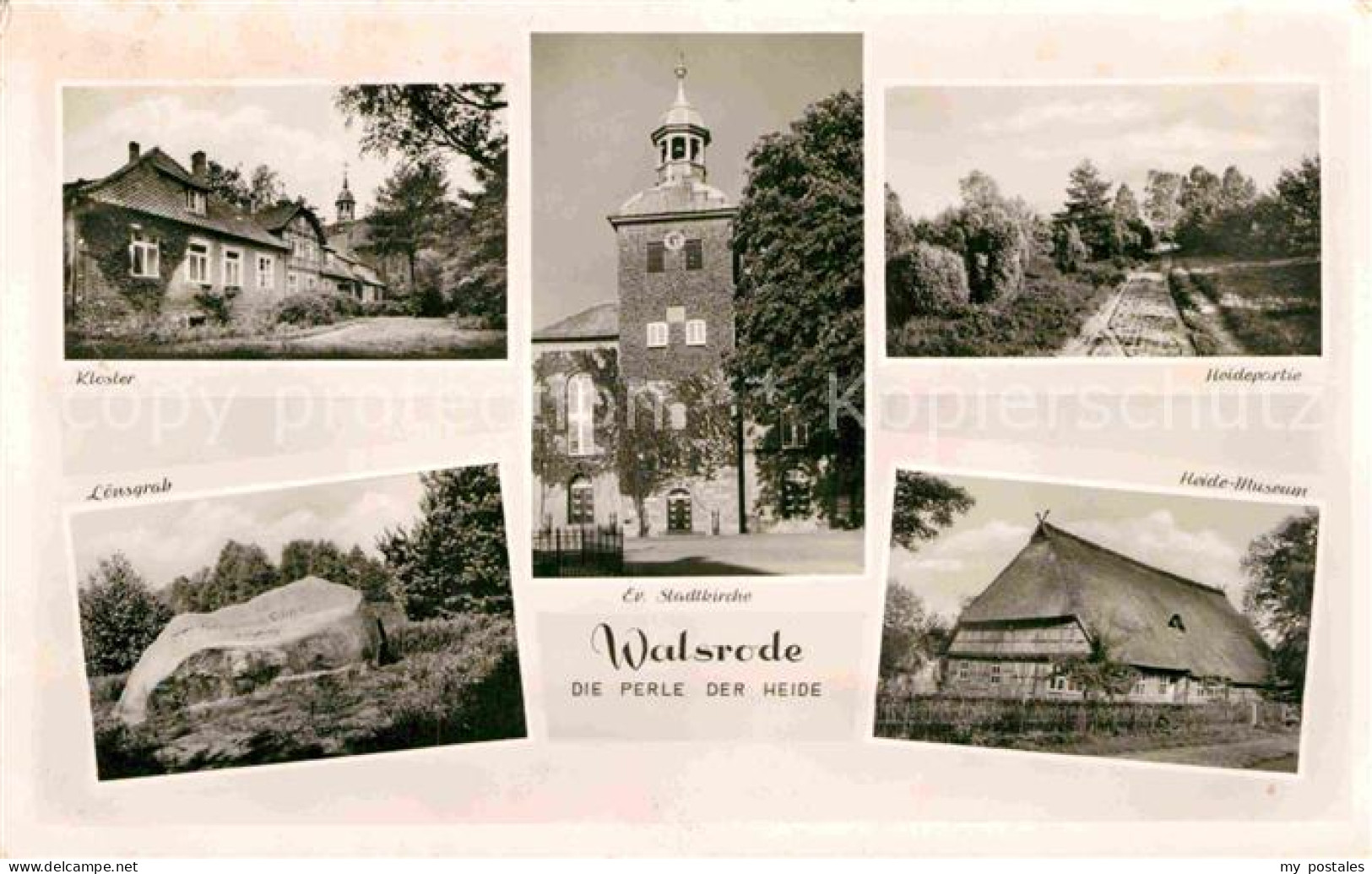 Walsrode Lueneburger Heide Kloster Evangelische Stadtkirche Heide-Museum L?nsgra