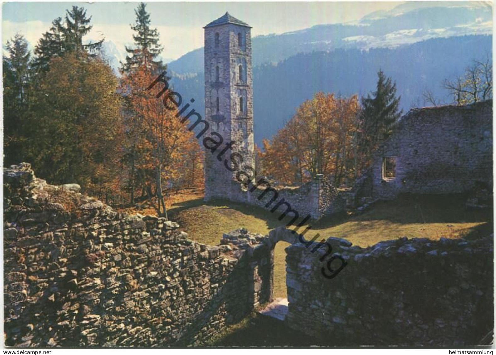 Waltensburg - Jörgenburg - AK Grossformat - Verlag Photohaus Geiger Flims gel. 1978