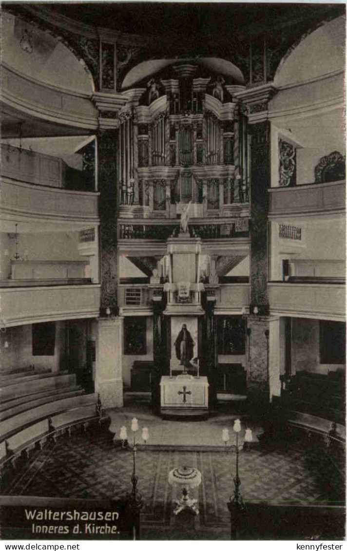 Waltershausen - Inneres der Kirche