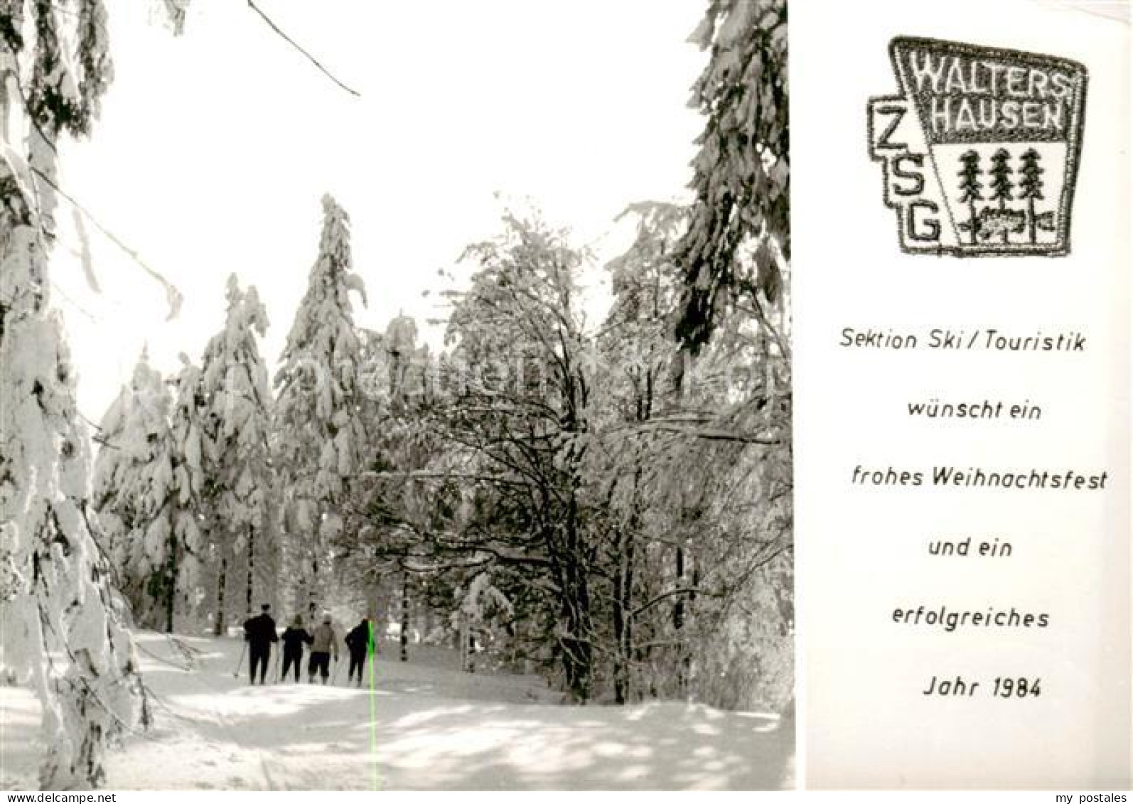 Waltershausen Unterfranken ZSG Waltershausen Winteridyll