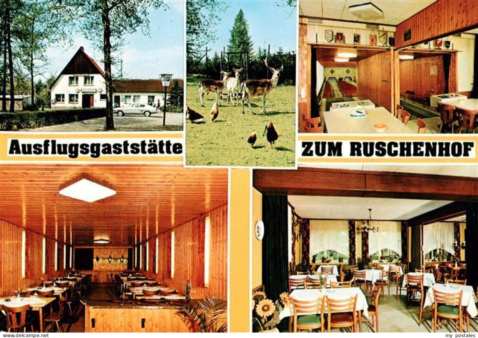 Waltrop Recklinghausen NRW Ausflugsgaststaette Zum Ruschenhof Gastraeume Tiergeh