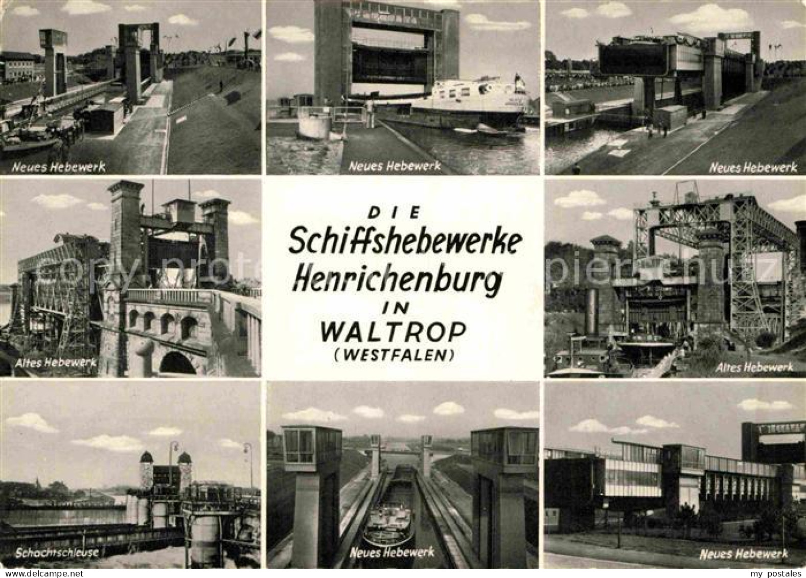 Waltrop Recklinghausen NRW Schiffshebewerke